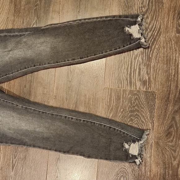 ❤️ NWOT! KANCAN ESTHER HIGH RISE GRAY ANKLE SKINNY JEANS, 6 (28) - Picture 6 of 10